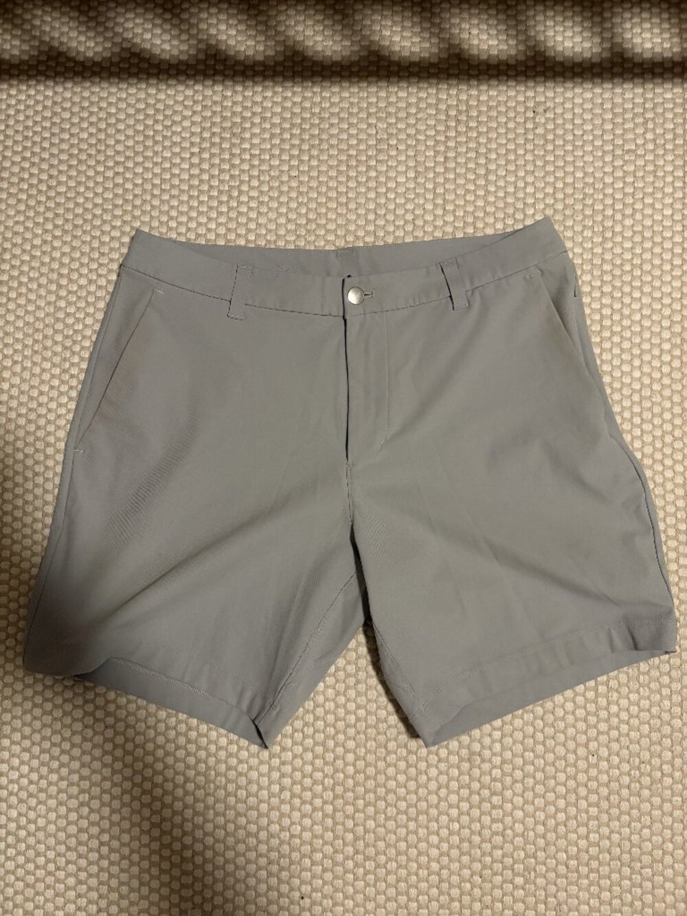 Lululemon Men's Grey Tailored Shorts Size 32